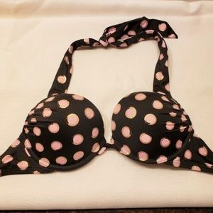 Victoria's Secret Polka Dot Plunge Swim Top